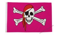 Pink Pirate Flags